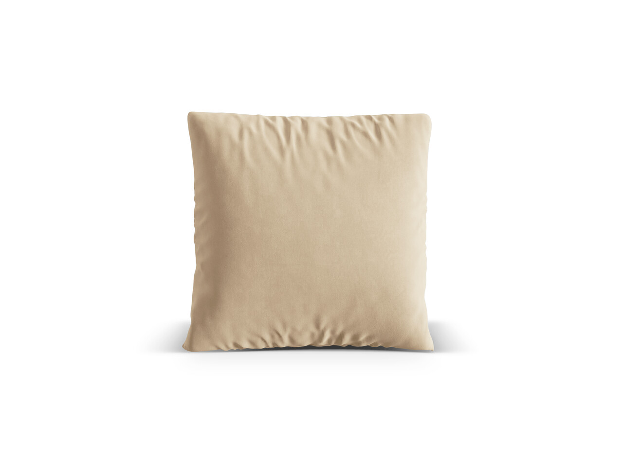 Perna decorativa, Nuria-88, Micadoni Home, 50x50 cm, catifea, bej nude - imagine 3